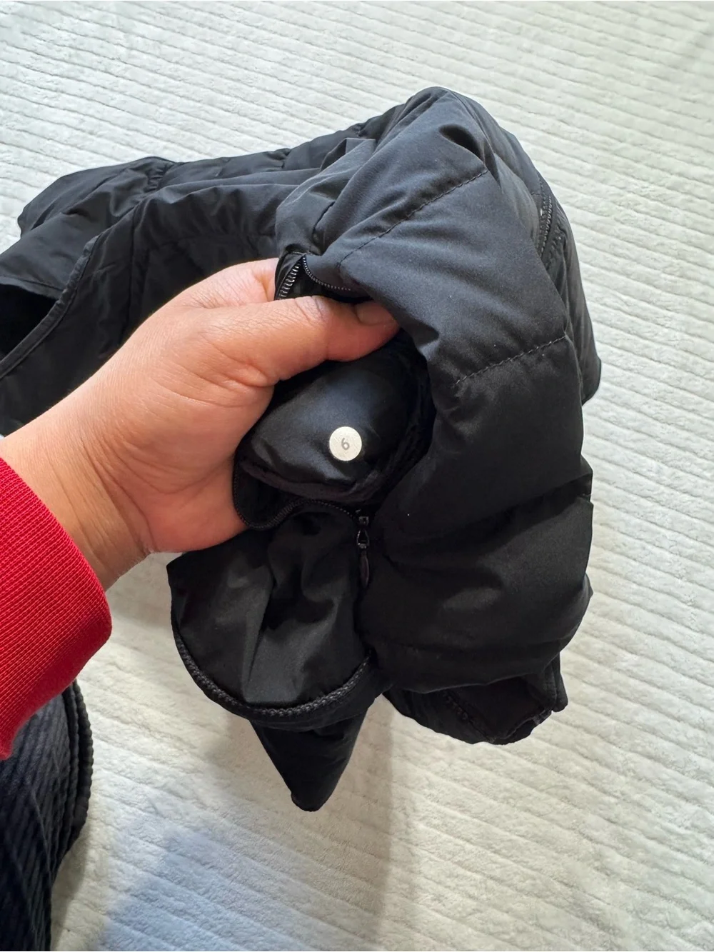 lululemon athletica Black Quilted-Back Sleeveless Vest